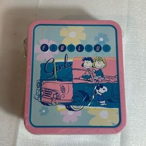 Peanuts fabulous “girls”‎ mini carrying case 1999 Vintage UFS-NEW UNOPENED
